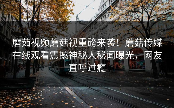 磨茹视频蘑菇视重磅来袭！蘑菇传媒在线观看震撼神秘人秘闻曝光，网友直呼过瘾
